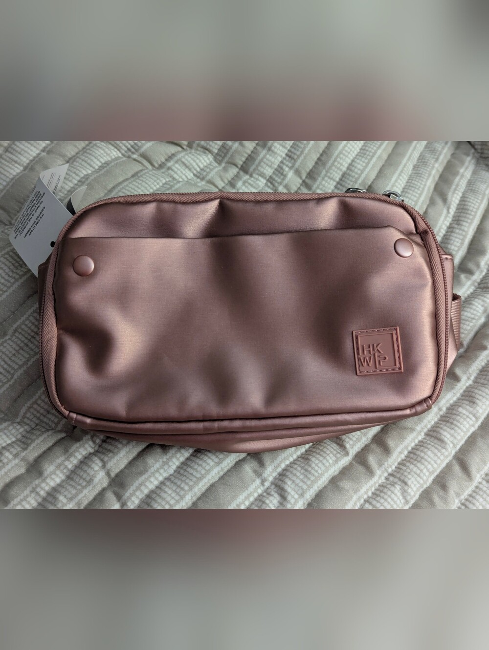 HKWP Rose Metallic Crossbody Organizer